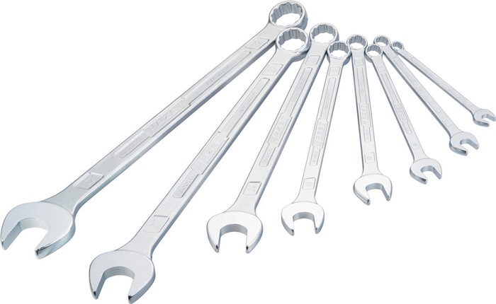 Ringmaulschlüsselsatz 600LG/8 8-tlg.SW 10-32mm Form A Spezialstahl HAZET
