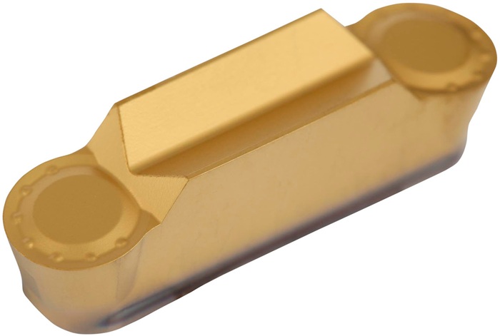Drehwendeschneidplatte ISO LCMF 0830MO-MP:T8330 Tiefe 4mm PVD beschichtet Gold