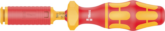 Drehmomentschraubendreher 7400 VDE 1,7-3,5 Nm 6-kant-Aufnhame 9mm WERA