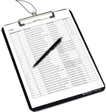 Herlitz Klemmbrett 11205663 DIN A4 PS opak schwarz
