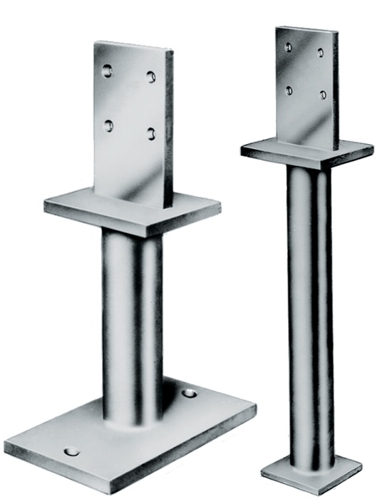 Stützenfuß PIS/PISB 100x80x10mm STA st.verz.z.Schr.