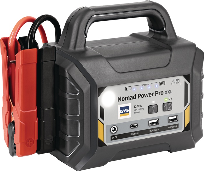 Starthilfegerät NOMAD POWER PRO XXL Ladespannung 12V Startstrom 1500-3200 A