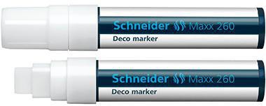 Schneider Kreidemarker Maxx 260 126049 Keilspitze 5+15mm weiß