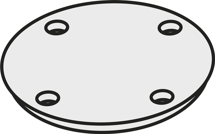 Spanndornabdeckung ISO CAC 250C Bruttogewicht 1869,6g PRAMET