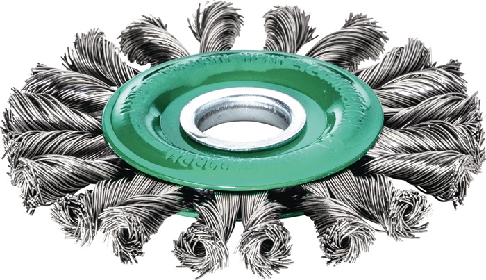 Rundbürste ZR Drahtstärke 0,50mm Stahldraht rostfr.ROH 14mm 12500min-¹ LESSMANN