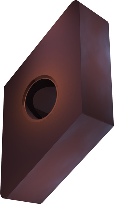 Drehwendeschneidplatte ISO DNMA 150608:T8415 D.5,16mm PVD beschichtet Goldbraun