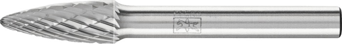 Frässtift RBF D.8mm Kopf-L.20mm Schaft-D.6mm HM Verz.3 PLUS PFERD