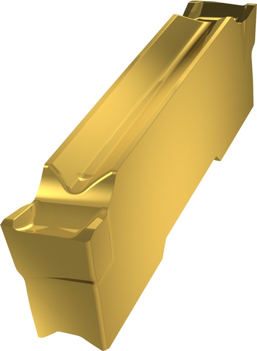 Wendeschneidplatte ISO GL4-D400G02L06-PR:G8330 Breite 4mm PVD beschichtet Gold