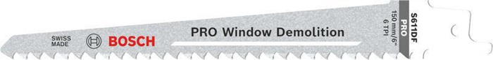 Säbelsägeblatt S 611 DF L.150mm B.19mm TPI 6 4,3mm 25 St./Karte