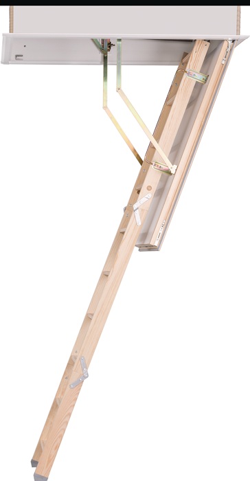 Bodentreppe Quadro 3 Öffnung B700xL1400mm HO Belastbarkeit 150kg ROTO-FRANK