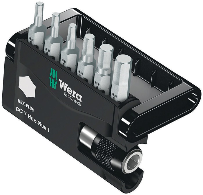 Bitsatz 8040-6/Z Hex-Plus 7teilig Bithalter/6Sechskantbits Hex-Plus m.Bitbox