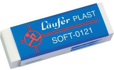 Läufer Radierer Plast Soft 01210 65x21x12mm