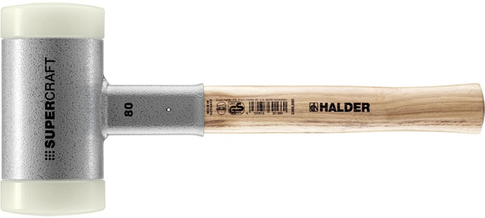 Schonhammer SUPERCRAFT L.380mm Kopf-D.80mm Hickory rückschlagfrei
