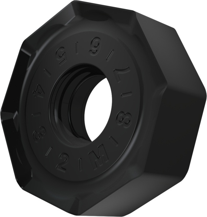 Fräswendeschneidplatte ISO ONMX 060508SR-M:M9340 D.5,7mm MT-CVD beschichtet