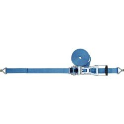 Zurrgurt DIN EN 12195-2 L.8m B.50mm m.Langhebelr.+Spitzh.LC U 5000 daN TECWERK