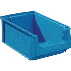 Sichtlagerkasten L350/300xB210xH140mm PE blau TECWERK
