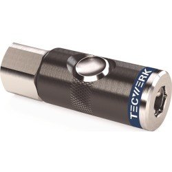 Druckknopf-Sicherheitskupplung DN 7,4,IG AluNBR Gew.G 3/8 Zoll 15,39mm TECWERK