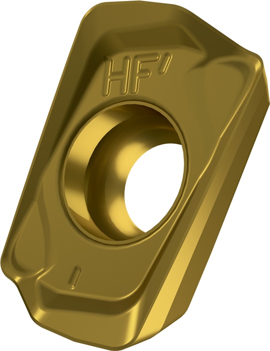 Fräswendeschneidplatte ISO ADEX 070206SR-HF:M8330 D.2,2mm PVD beschichtet Gold