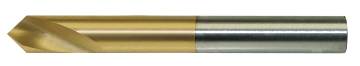 NC-Anbohrer D.10mm HSS-Co TiN 90Grad TECWERK