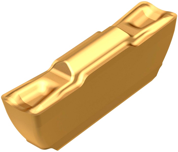 Drehwendeschneidplatte ISO LCMF 031304-CM:T8330 Breite 3mm PVD beschichtet Gold