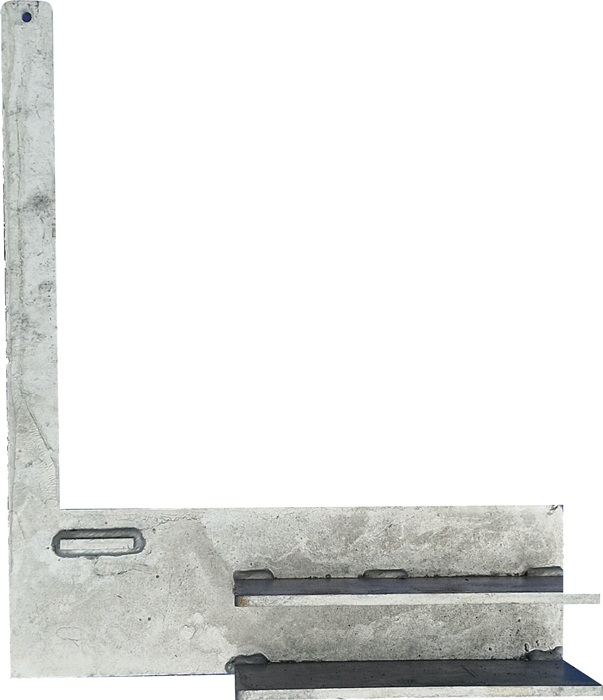 Geländerhalterung B270xH120xL400mm Metall f.RoadPlate 23/05 OXFORD