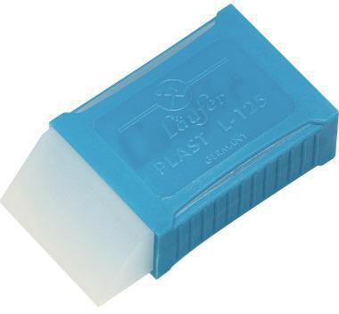 Läufer Radierer Plast L-125 01250 48x24x11mm