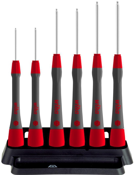 Feinmechanikerschraubendrehersatz 264 PK 601 6-tlg.6-KT.m.Kugelk.WIHA