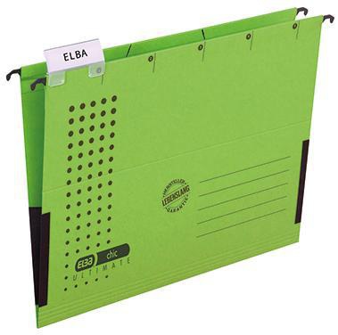 ELBA Hängetasche chic ULTIMATE 100560146 DIN A4 gn 5 St./Pack.