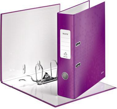 Leitz Ordner WOW 10050062 DIN A4 80mm Pappe violett