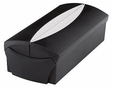HAN Visitenkartenbox VIP 2000-13 f. 500Karten schwarz/grau +Register