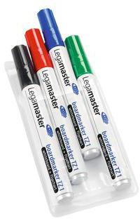 Legamaster Boardmarker TZ1 7-110094 1,5-3mm farbig sortiert 4 St./Pack.