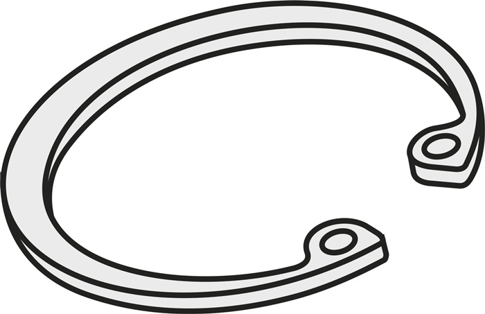 Sicherungsring ISO RRH 34 Bruttogewicht 3,9g PRAMET