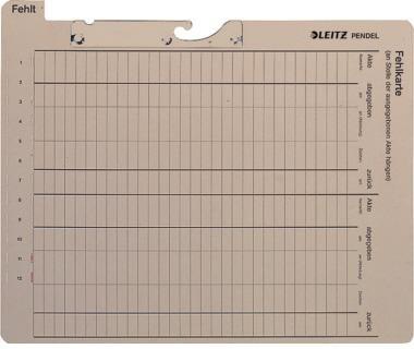 Leitz Pendelfehlkarte 20280085 Manilakarton 450g gr
