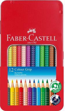Faber-Castell Buntstift Colour GRIP 112413 f.sort. 12 St./Pack.