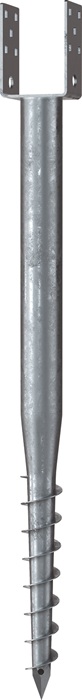 Schraubfundament U L.865mm D.60mm lichte W.91mm 3,1kg STA KRINNER