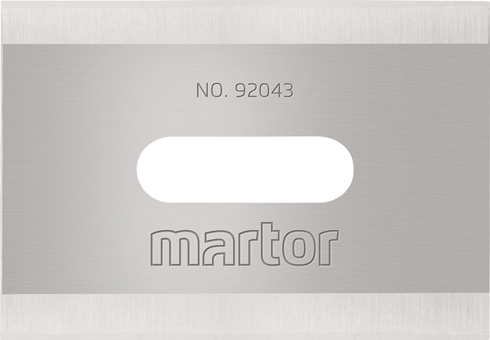 Industrieklinge Nr.92043 L.26mm B.18,5mm S.0,4mm 10St./Spender MARTOR