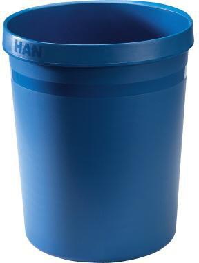 HAN Papierkorb KARMA 18198-16 18Liter Kunststoff öko-blau