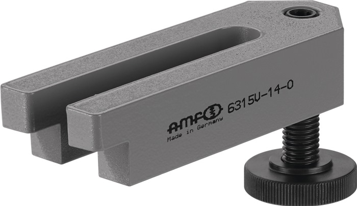 Spanneisen Nr.6315V f.T-Nut 20+22mm L.200mm AMF