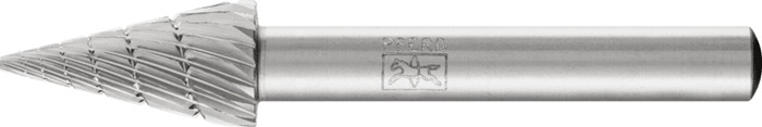Frässtift SKM D.10mm Kopf-L.20mm Schaft-D.6mm HSS Verz.3 PFERD