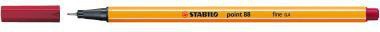 STABILO Fineliner point 88 88/50 0,4mm dunkelrot