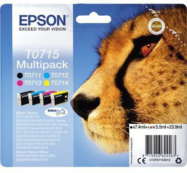 Epson Tintenpatrone C13T07154012 sw/c/m/y 4 St./Pack.