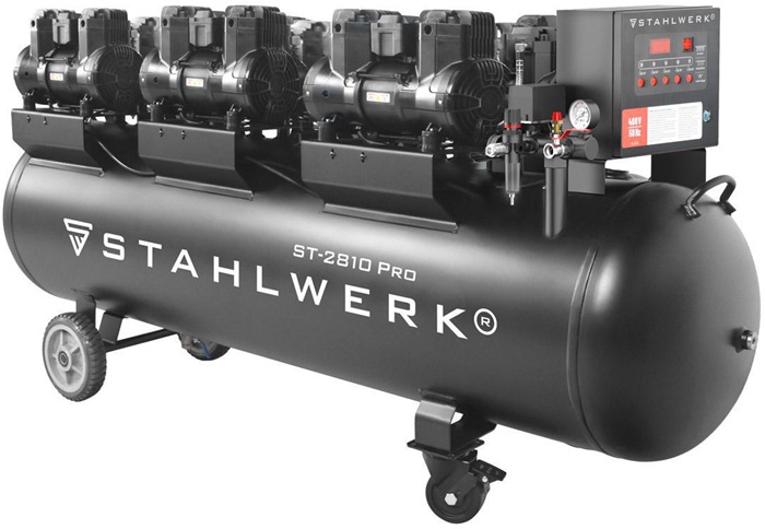Kompressor ST-2810 Pro 1500l/min 10bar 280l STAHLWERK