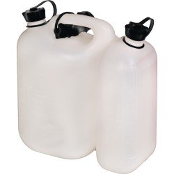 Kraftstoffdoppelkanister PROFI 5,5+3l natur HDPE L316xB145xH312mm HÜNERSDORFF