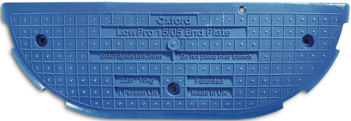 Endstück LowPro® 15/05 Road Plate blau L.1500mm B.500mm G.10kg OXFORD