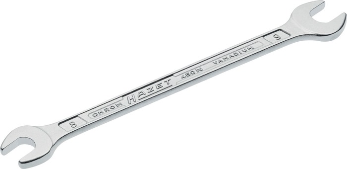 Doppelmaulschlüssel 450N 8x9mm L.139mm verchr.HAZET