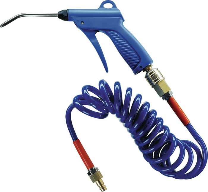 Abblaspistole Kupplungsstecker DN 7,2 G 1/4 Zoll L.110mm L.6,0m EWO