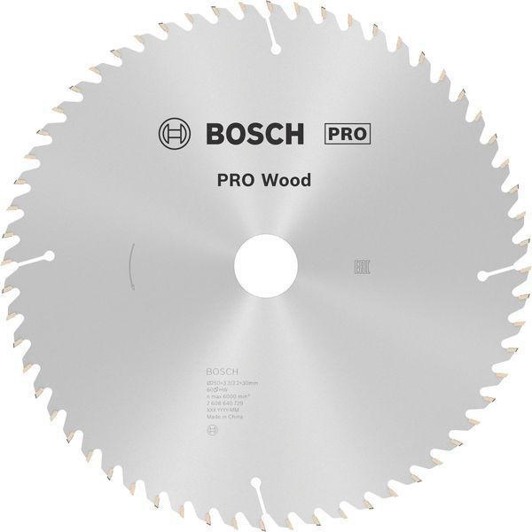 Kreissägeblatt PRO Wood AD 250mm Z.60 WZ Bohr.30mm Schnitt-B.3,2mm