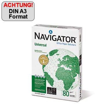 Navigator Kopierpapier Universal 8247B80B DIN A3 80g 500 Bl./Pack.