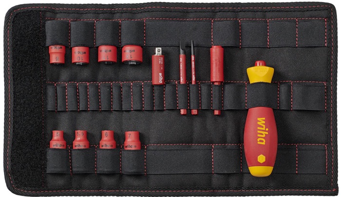 Werkzeugsatz Slim Vario® electric 13-tlg.m.Wechselkl.VDE isol.WIHA
