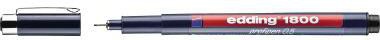 edding Feinschreiber 1800 profipen 4-180005001 0,5mm schwarz